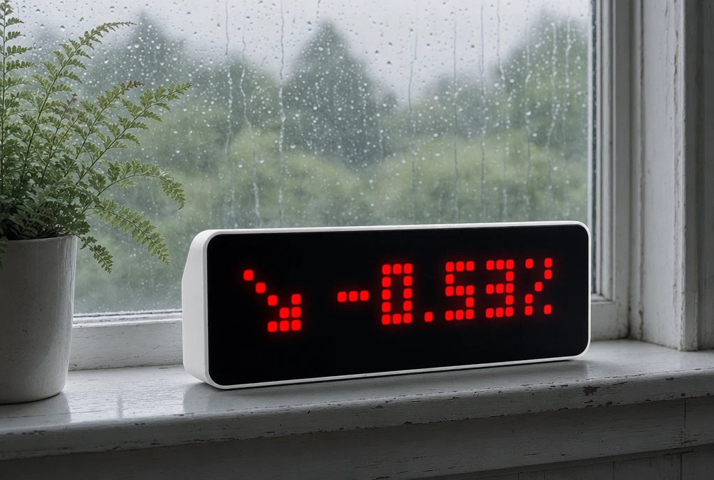 DAX Market shown on an AWTRIX display