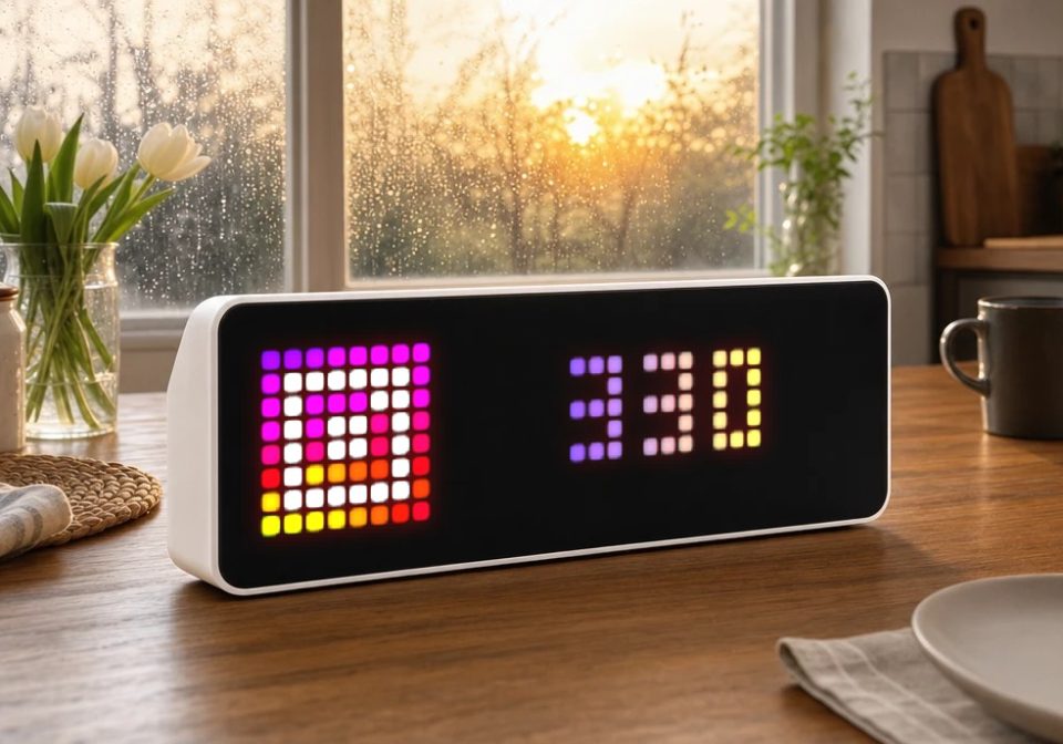 Instagram shown on an AWTRIX display