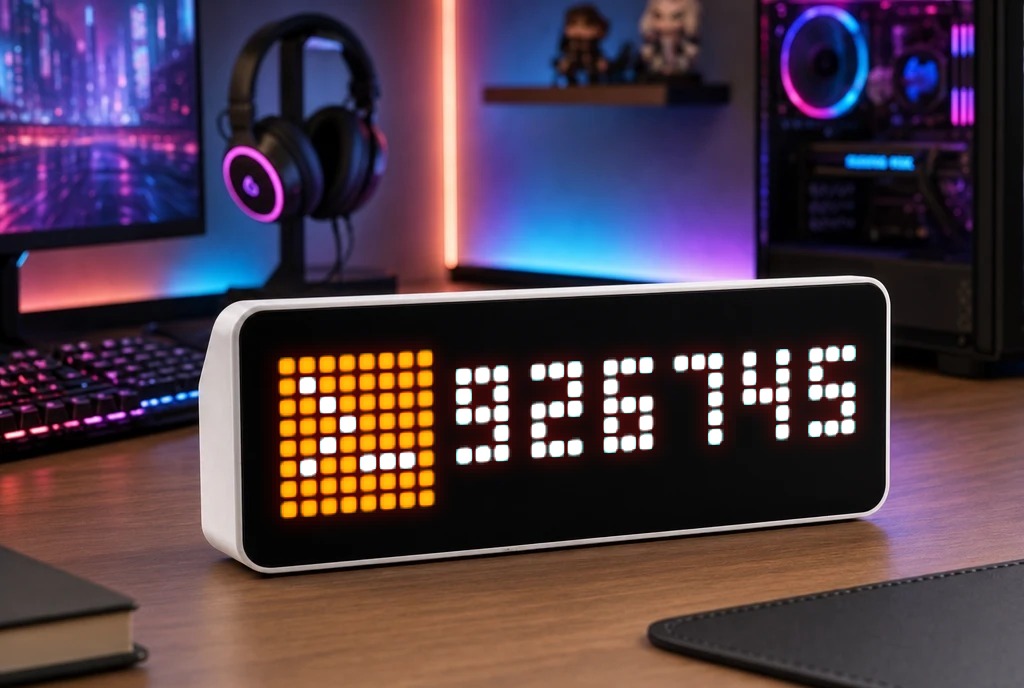 Pr0gramm shown on an AWTRIX display