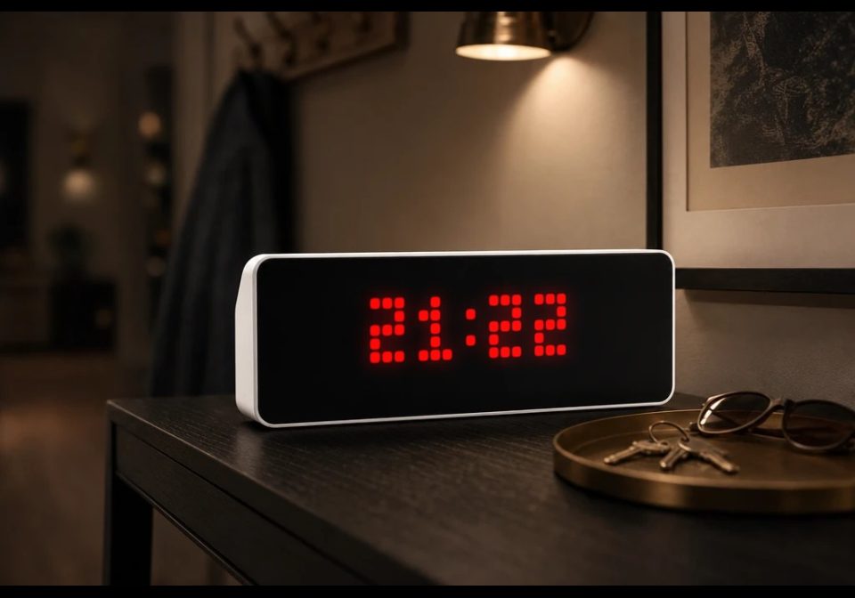 Nightmode shown on an AWTRIX display