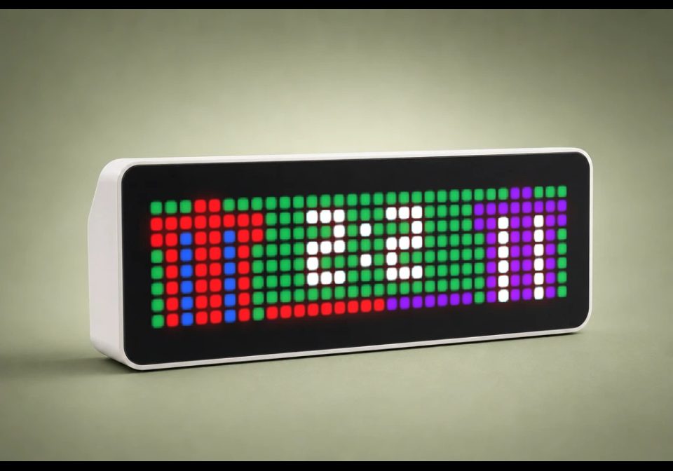 Fussball shown on an AWTRIX display