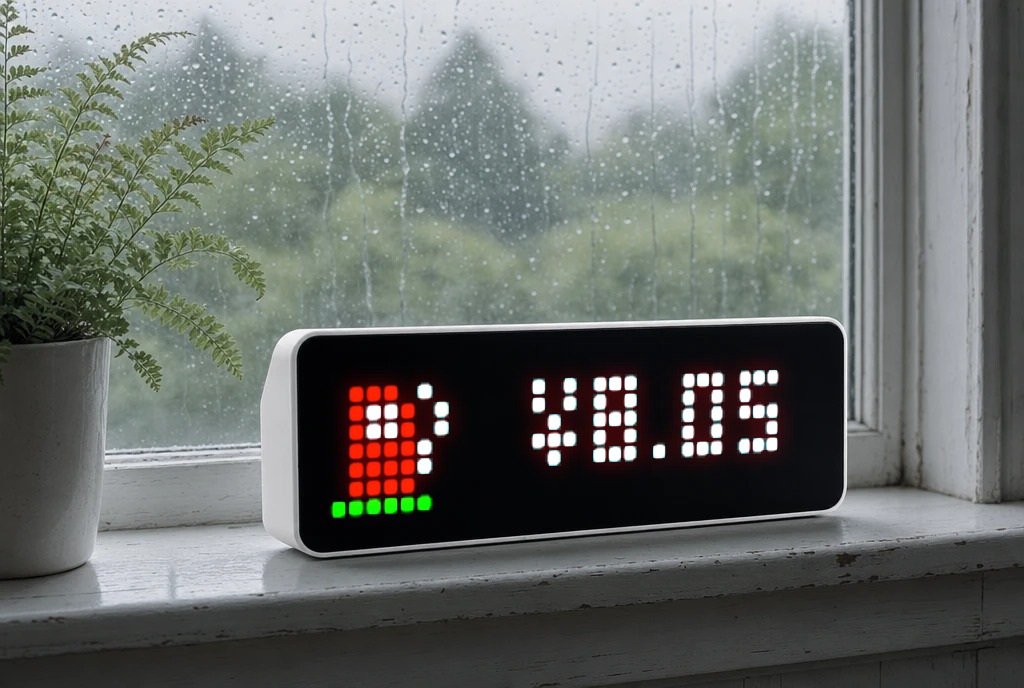 Gas Price (CN) shown on an AWTRIX display