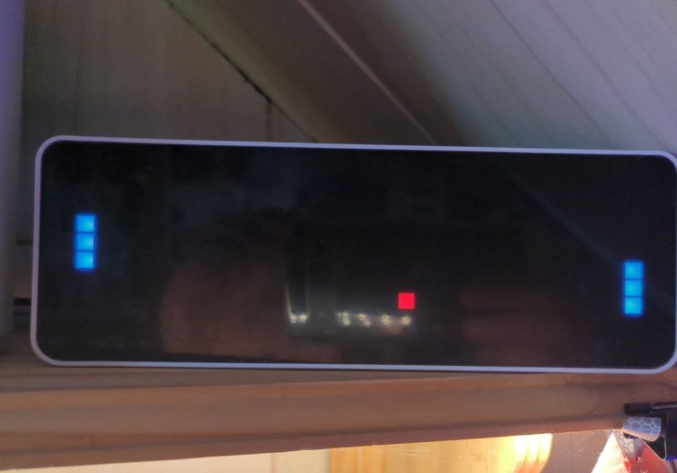 The new effect future shown on an AWTRIX display