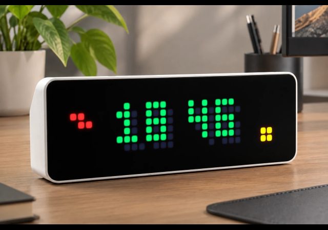 TetrisSkyFallClock