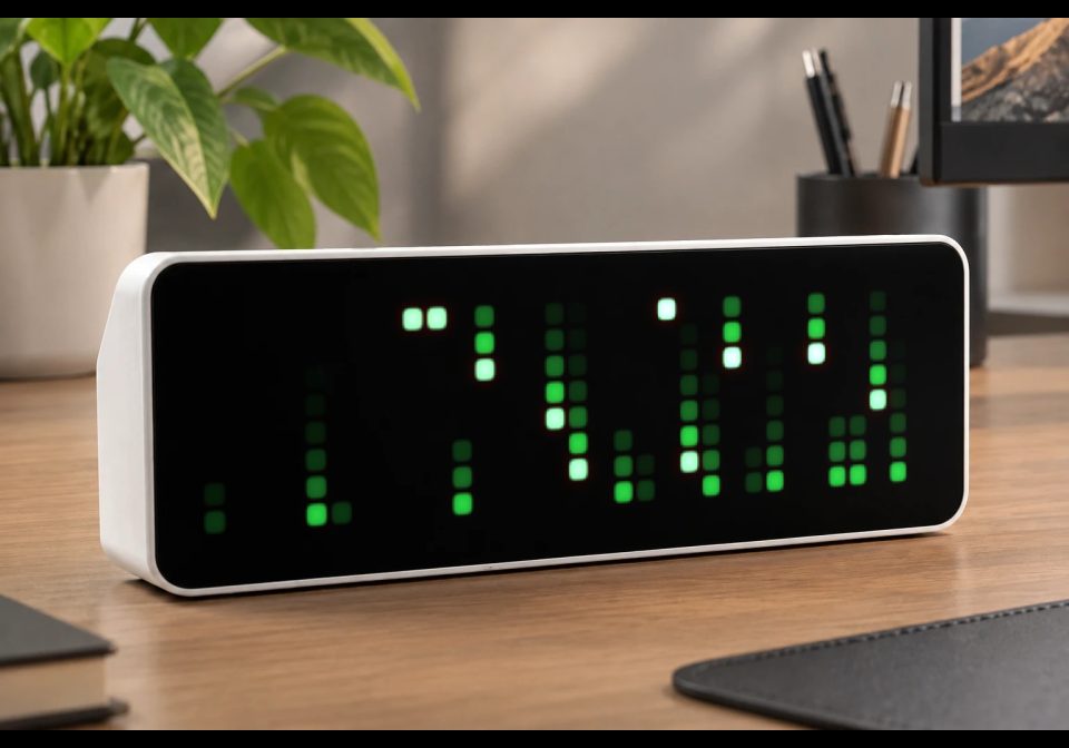 matrix shown on an AWTRIX display