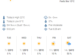 Full weather forecast by joining sensors and then parsing the combined flow